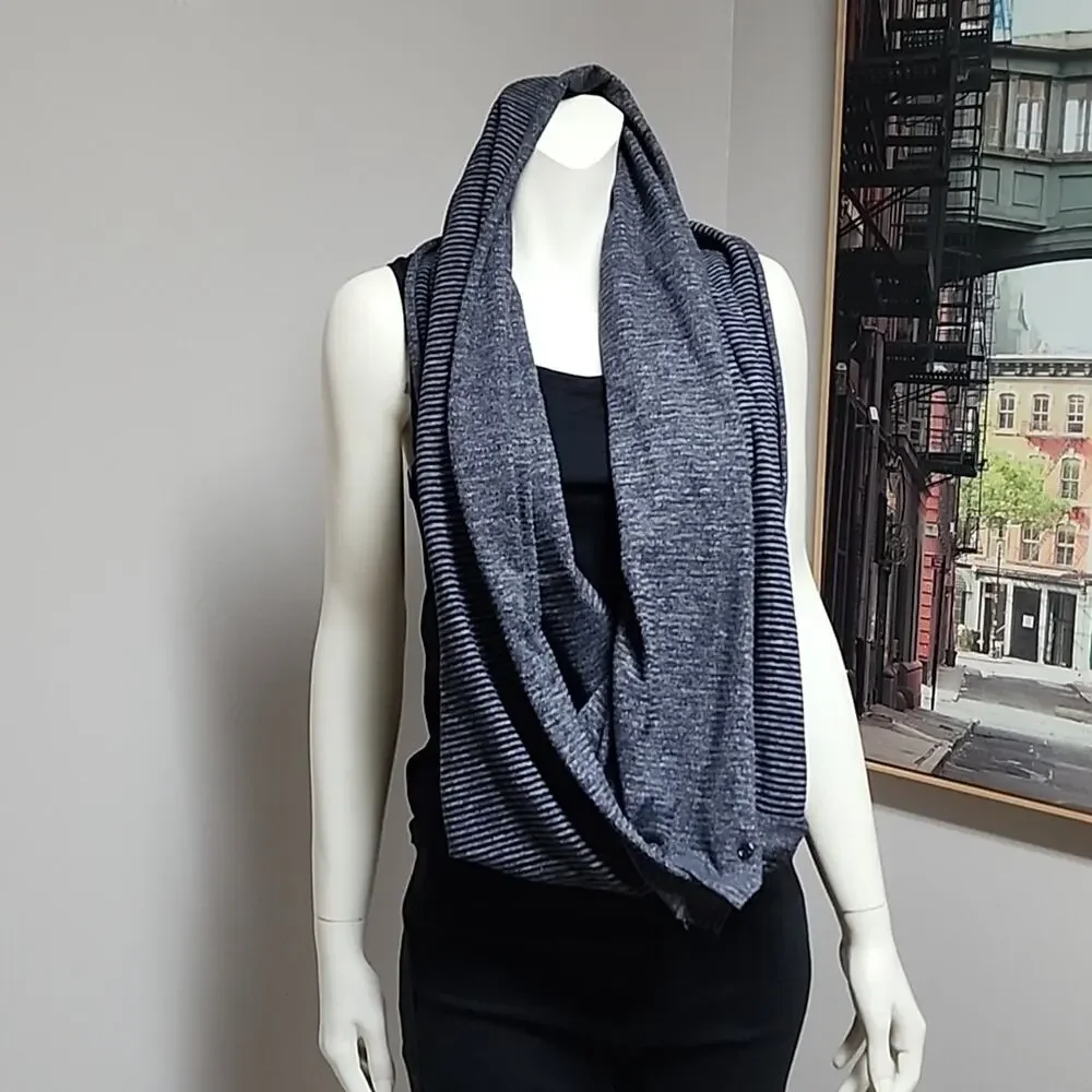 Lululemon Vinyasa Scarf Mini Check Pique Black Pique Rulu